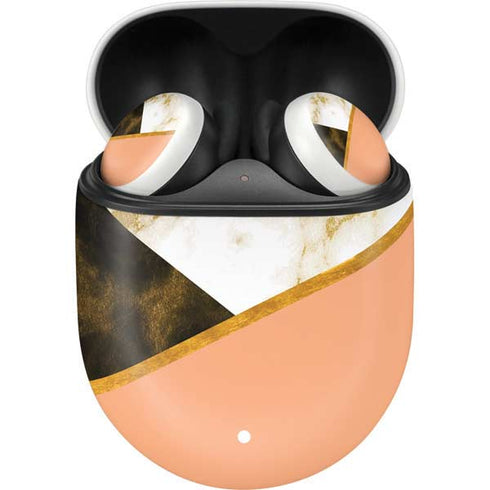 Colored Marble Google Pixel Buds Skin